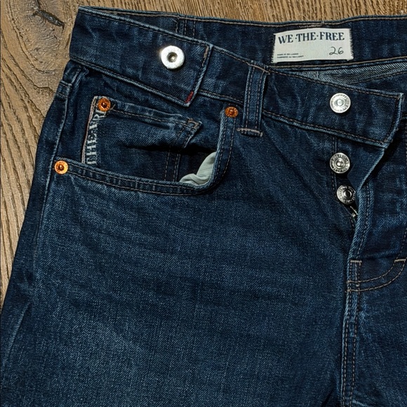 We the free by free people slade slim selvedge jeans 26 - Picture 4 of 10